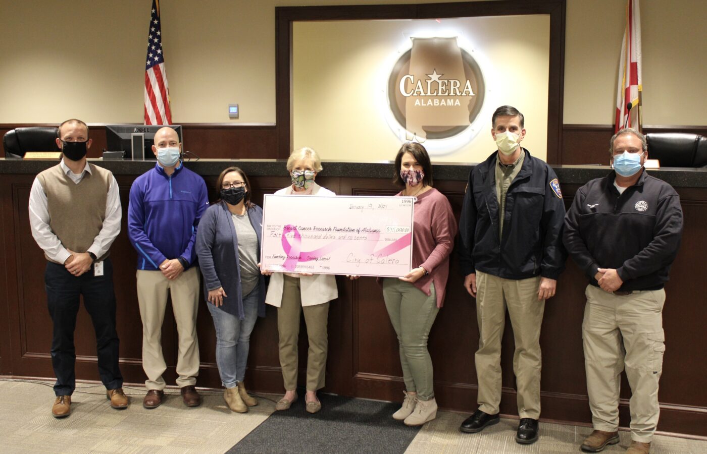 City of Calera Raises 45,000 for Breast Cancer Research Breast